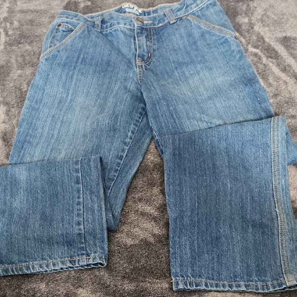 Cat & Jack Relaxed Straight Denim Jeans